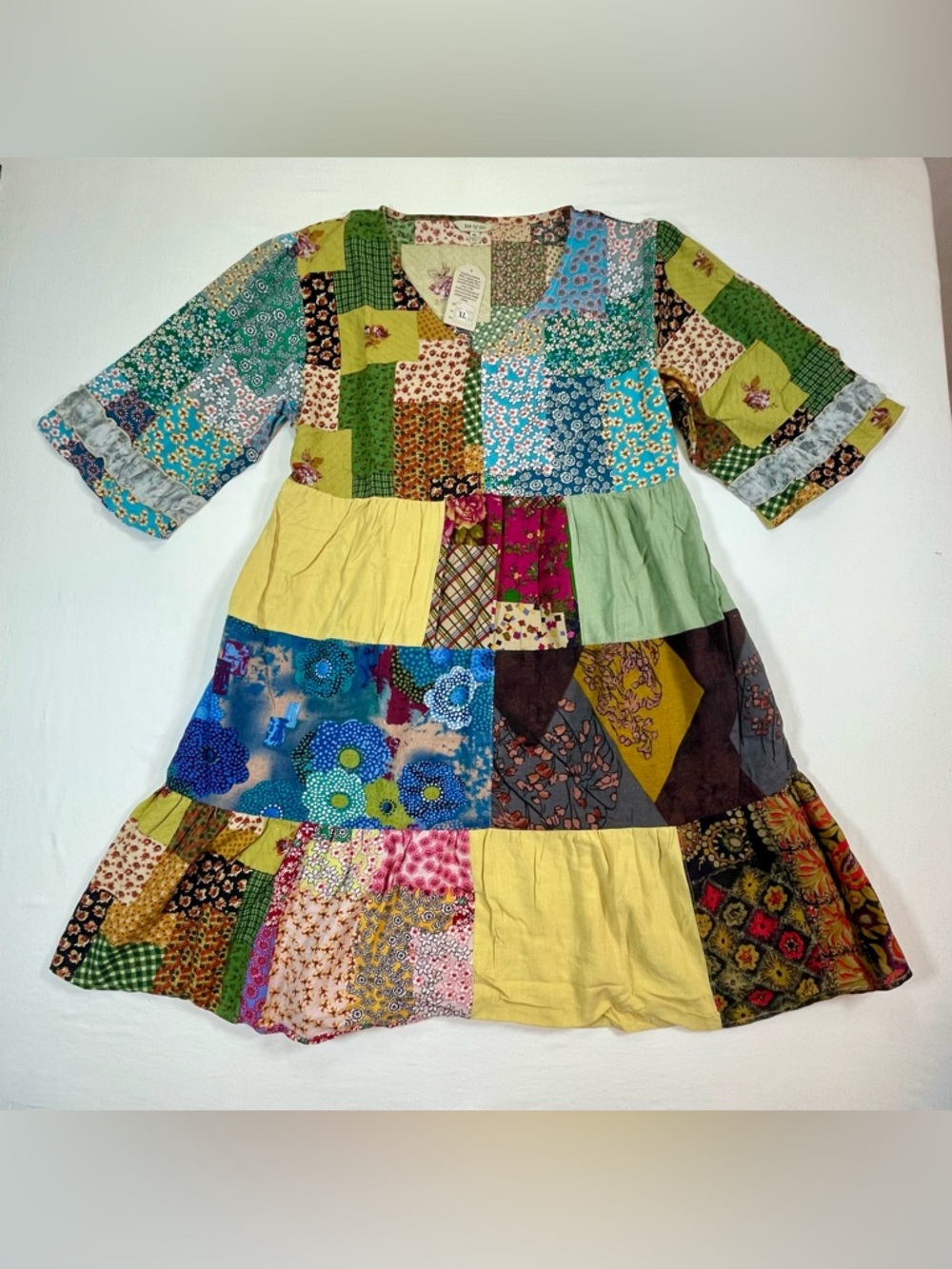 Yak & Yeti Boho Dress Size XL 100% Cotton